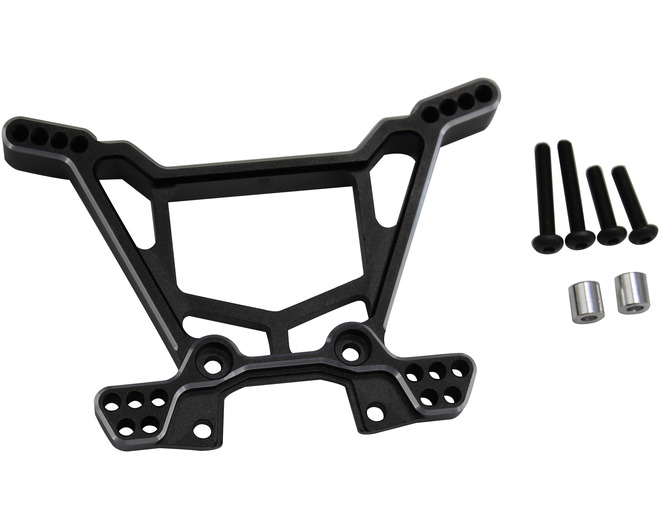 RUF3001 Aluminum Rear shock tower Rustler 4X4