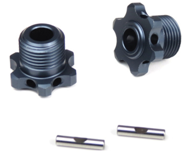 17mm Narrow Wheel Hubs (for TKR5580 lightened w/pins 2 pieces)