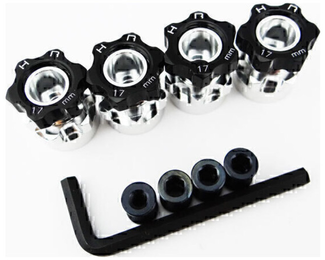 Hex Hub Adapters 12mm to 17mm W/ 6mm Offset