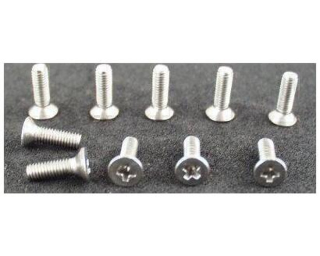 M3x10mm 18-8 SS Flat Head Phillips (10)