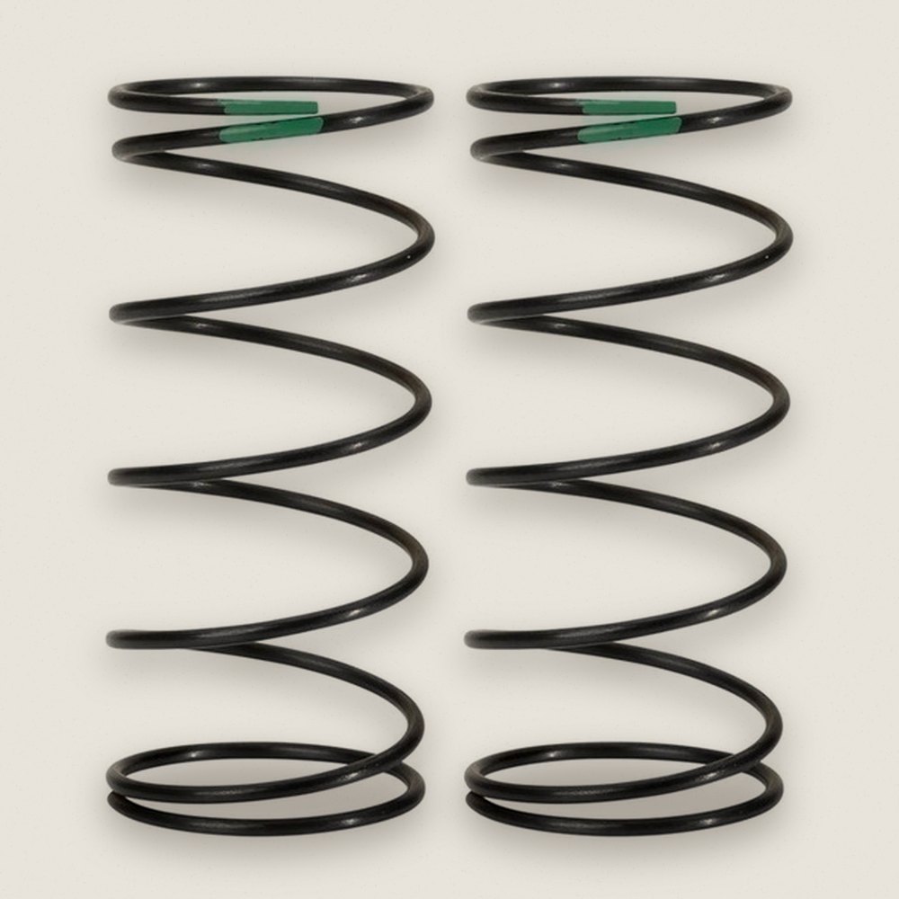Buggy Front Springs, X-Gear 13mm 2x Hard 6.25t Green - 1UP Racing