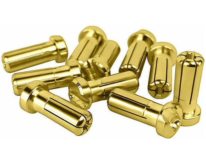 1up Racing LowPro 5mm Bullet Plugs - 10 pieces