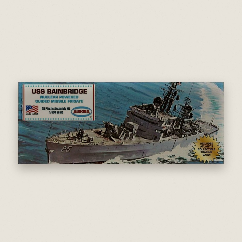 Plastic Model Kit, Uss Bainbridge 1/600 - Atlantis Models