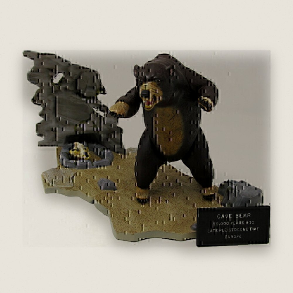Plastic Model Kit, Prehistoric Scenes Cave Bear - Atlantis Models