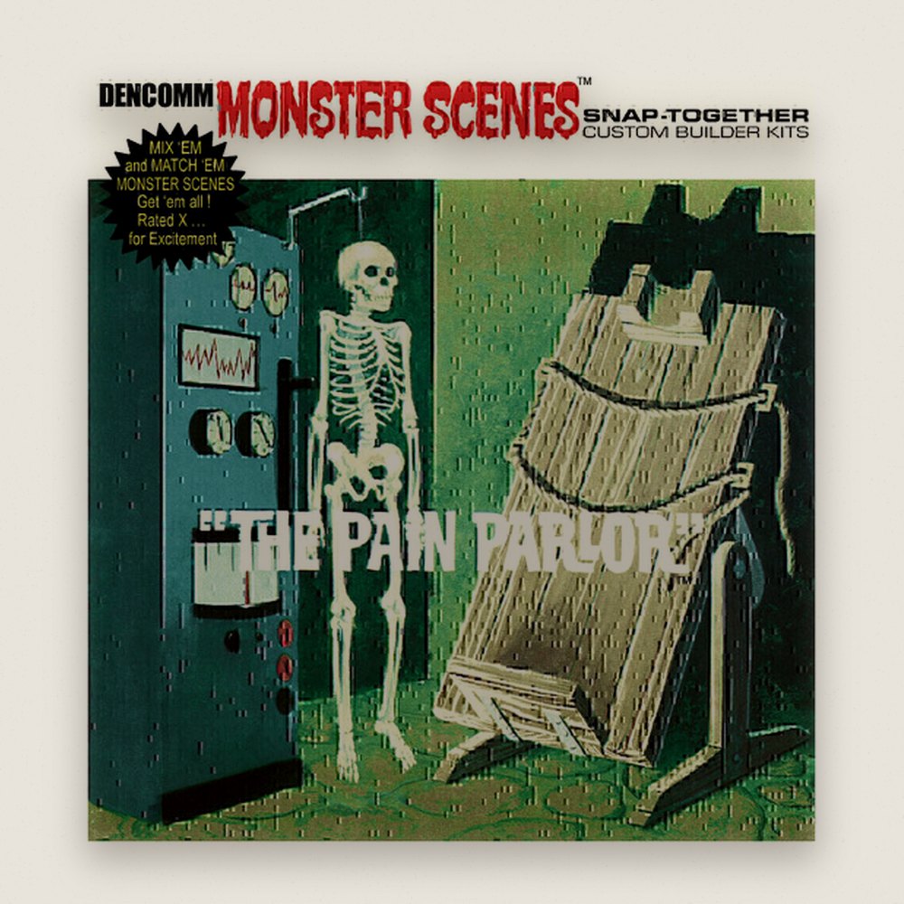 Figure, 1/13 Monster Scenes the Pain Parlor Plastic Model Kit - Atlantis Models
