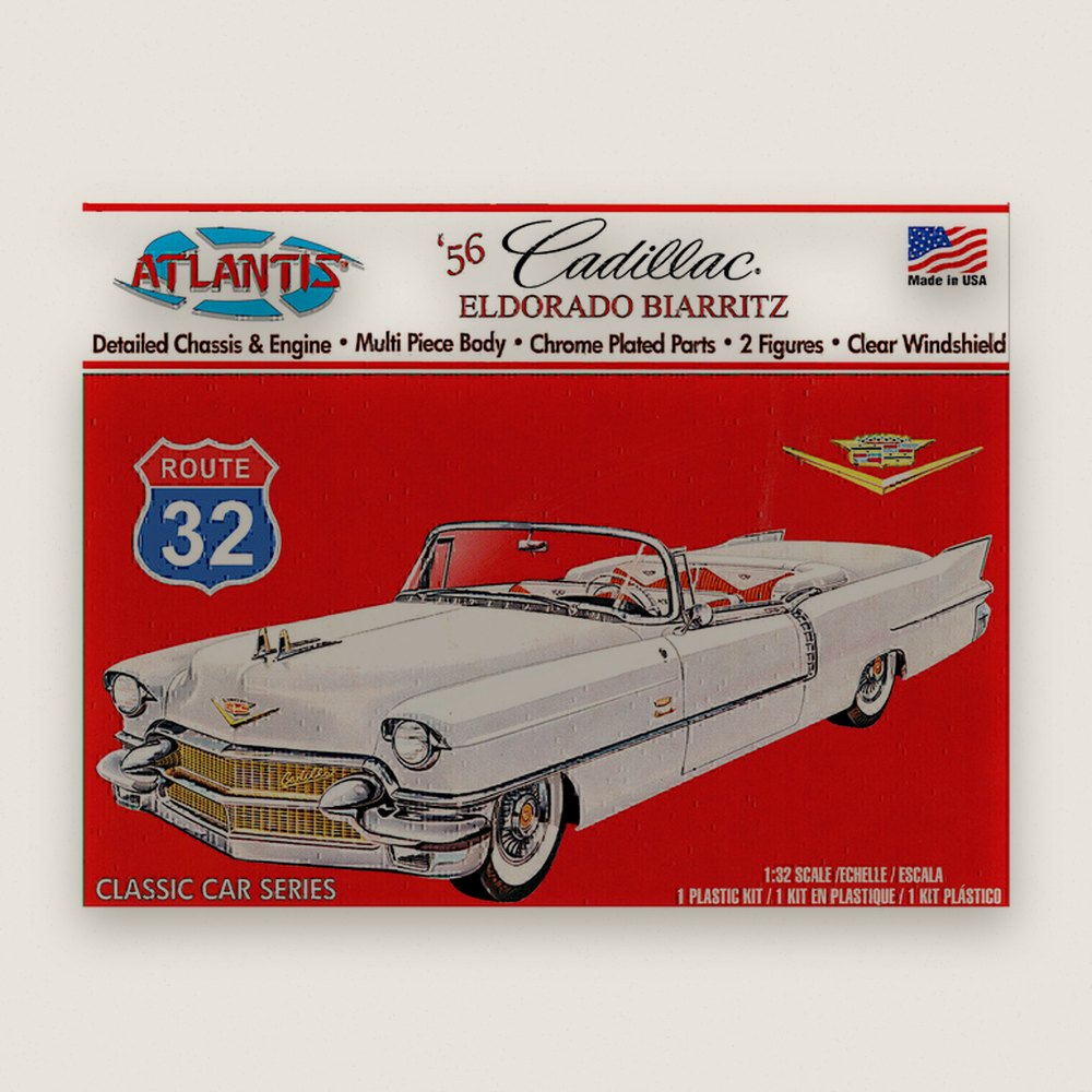 Plastic Model Kit, 1956 Cadillac Eldorado 1/32 - Atlantis Models