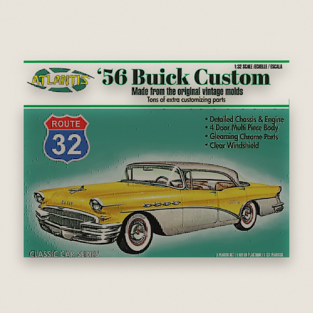 Plastic Model Kit, 1/32 1956 Buick Century Customizing - Atlantis Models