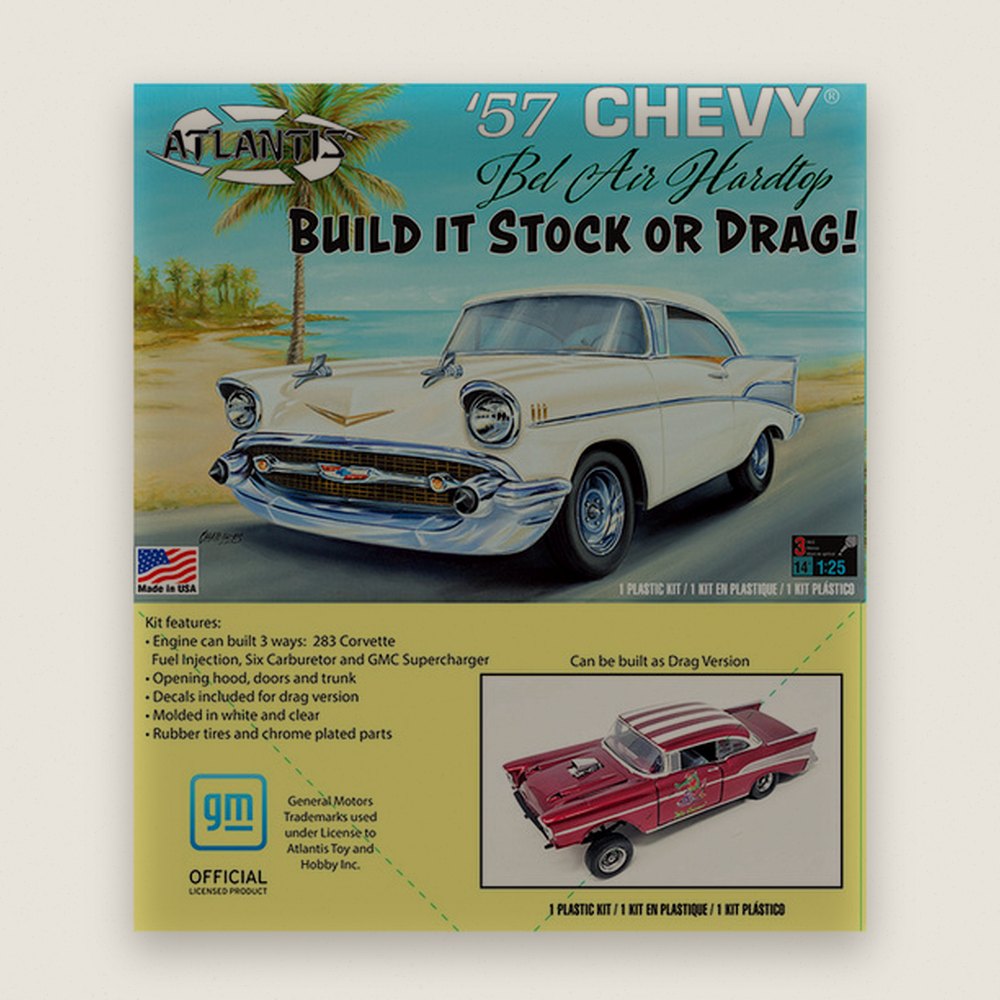 Plastic Model, 1957 Chevy Bel Air 1:25 - Atlantis Models