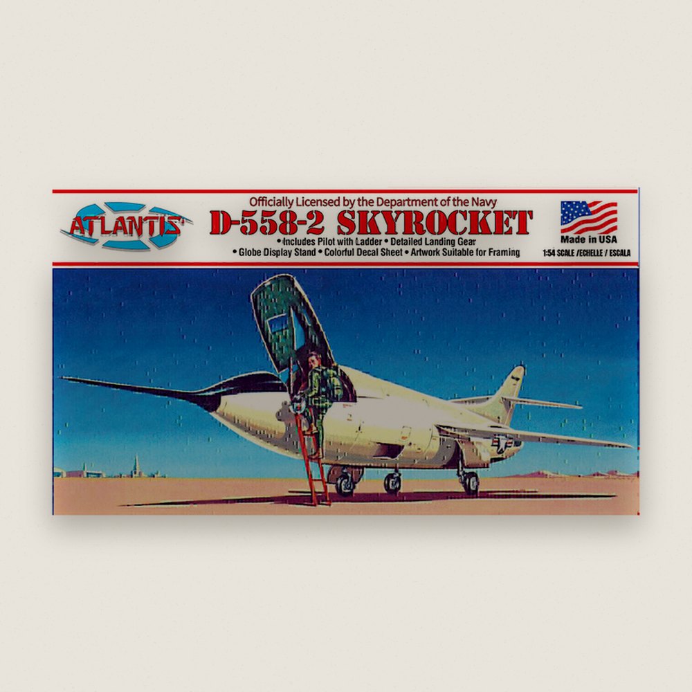 Plastic Model Kit, Douglas D-558-2 Skyrocket - Atlantis Models