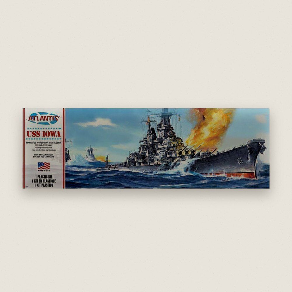 Plastic Model, Battleship Uss Iowa BB-61 1/535 - Atlantis Models