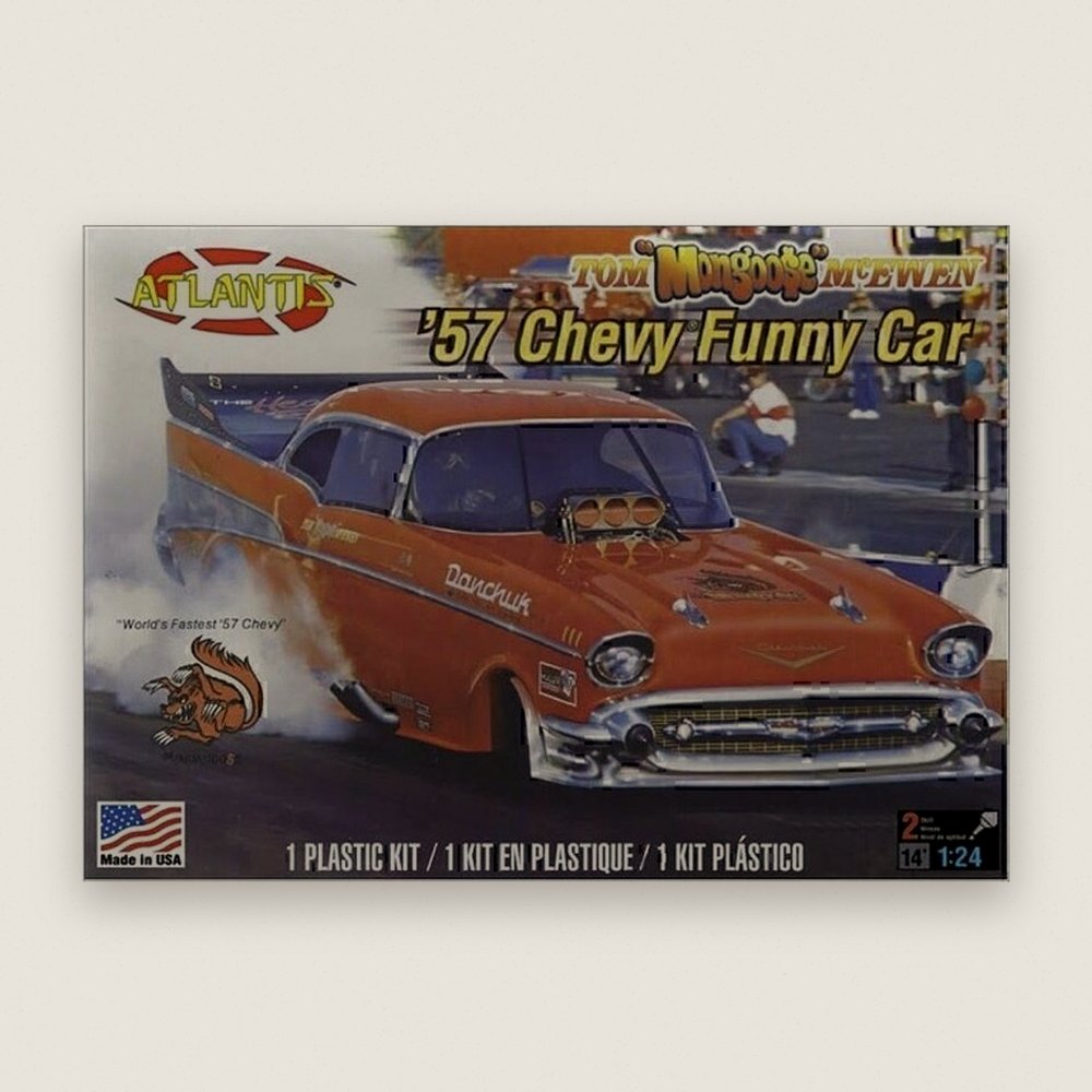 Funny Car, Tom McEwen '57 Chevy 1/24 - Atlantis Models