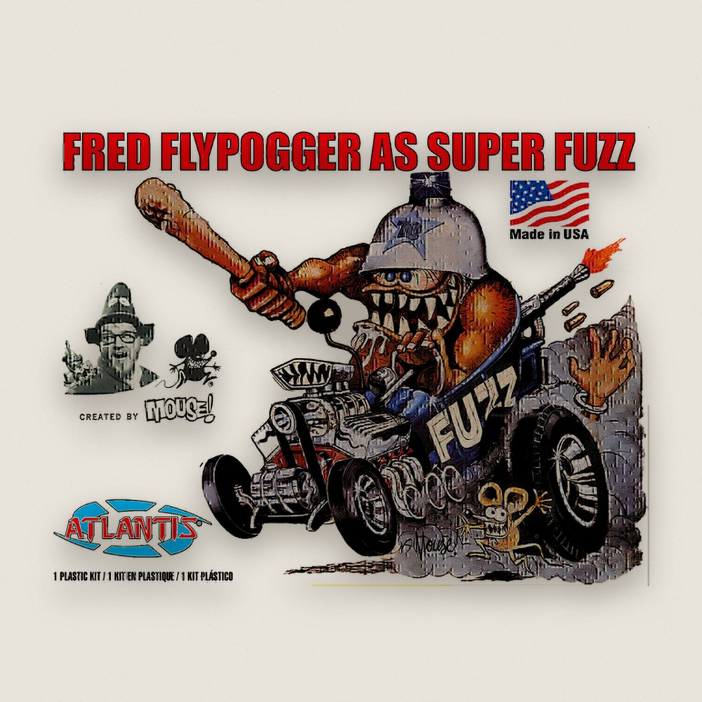 Plastic Model Kit, Fred Flypogger as Superfuzz, No Decals - Atlantis Models
