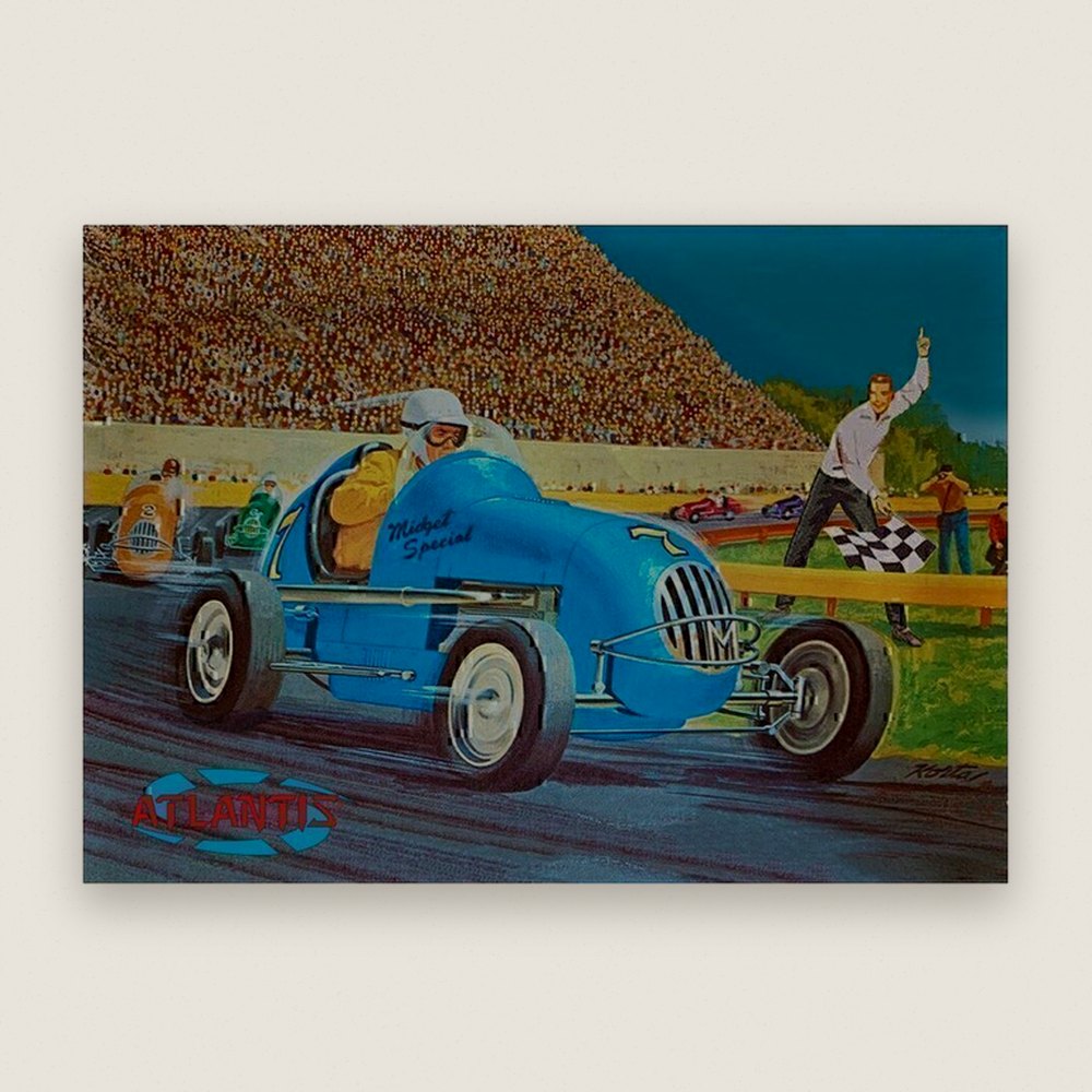 Plastic Model Kit, 1/20 Midget Racer - Atlantis Models