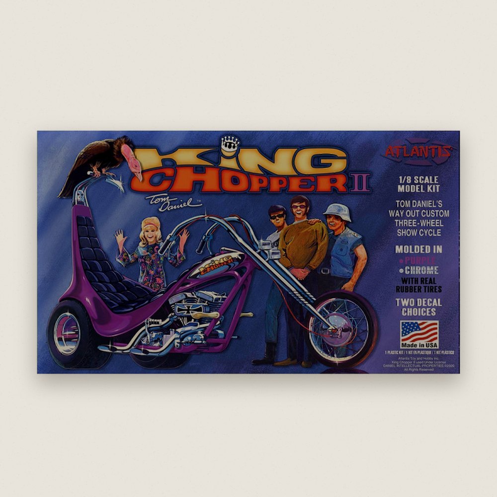 Plastic Model Trike, Tom Daniel King ChopperII 1/8 - Atlantis Models