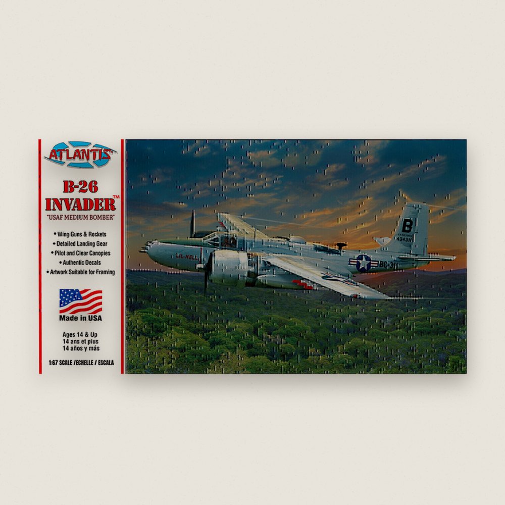 Plastic Model Kit, B-26 Invader Bomber - Atlantis Models