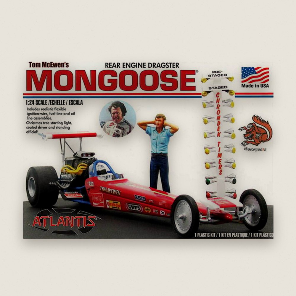 Rear Engine Dragster Model, Tom McEwen - Atlantis Models