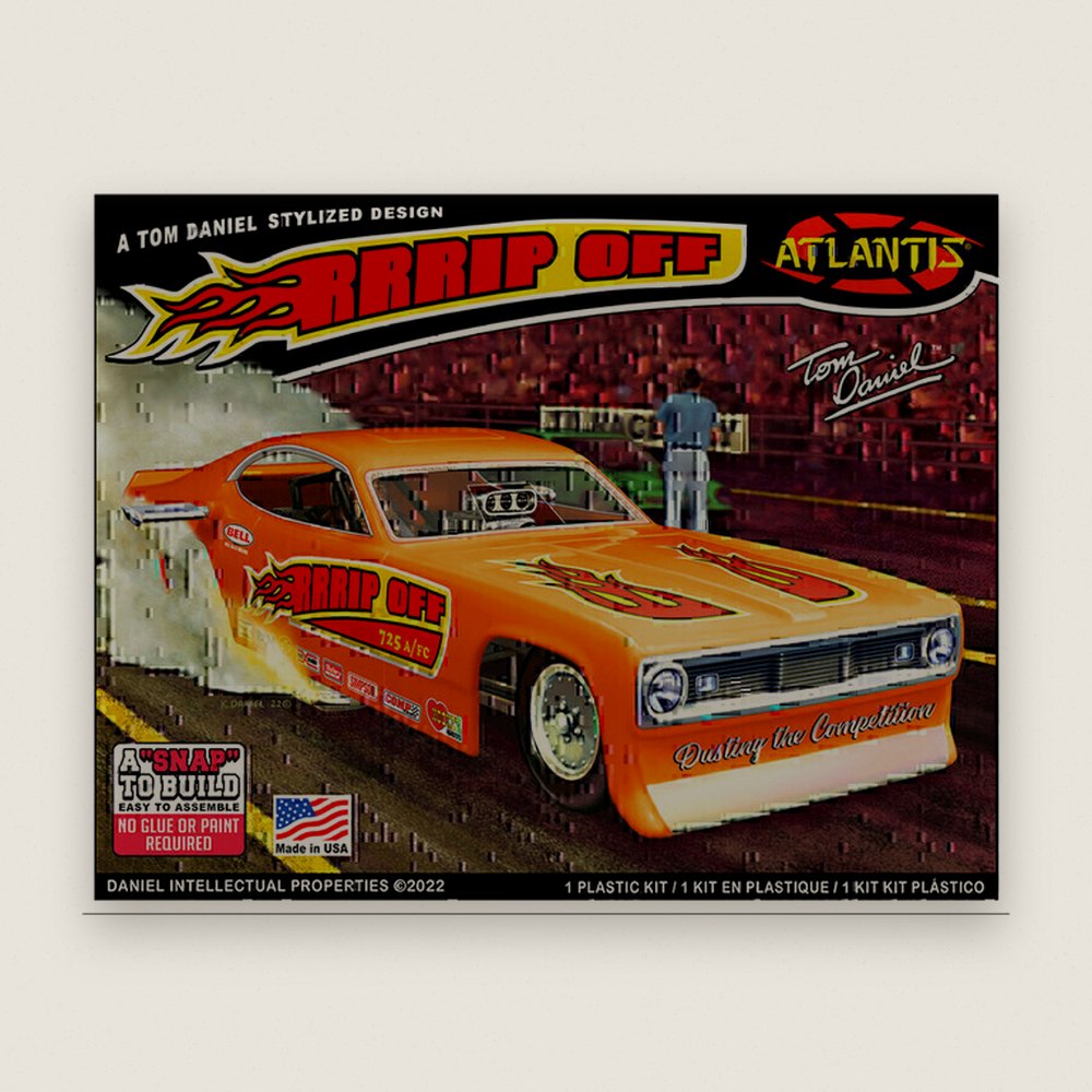 Snap Kit, Tom Daniel RRRRip Off Funny Car 1:32 - Atlantis Models