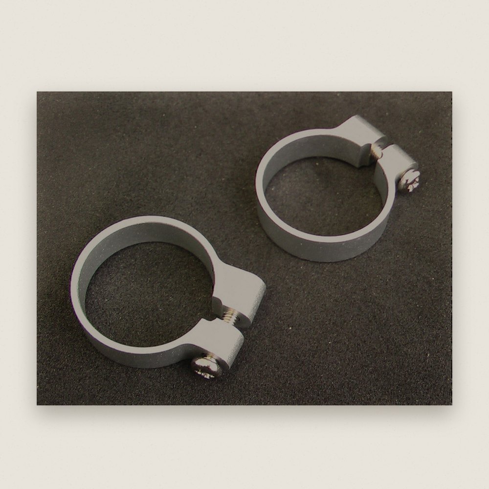 Front/Rear Gearbox Tightener, Silver Aluminum for Monster GT - GPM Racing
