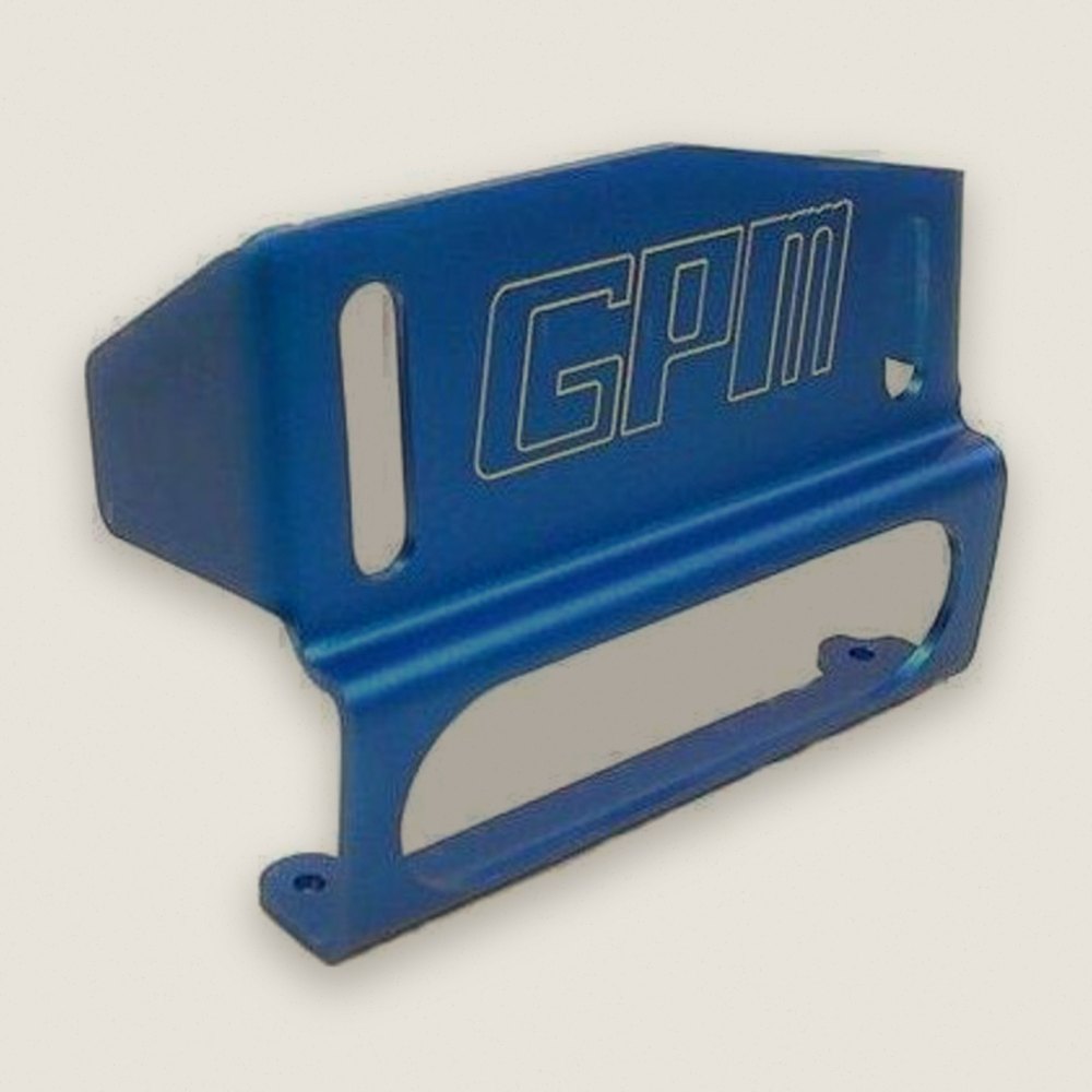 Fuel Tank Guard, Blue Aluminum for Monster GT - GPM Racing
