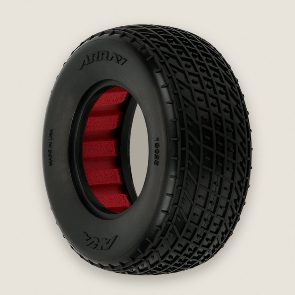 Array Clay Tires, 2.2/3.0 (2) for Short Course Trucks, Front or Rear - AKA Racing