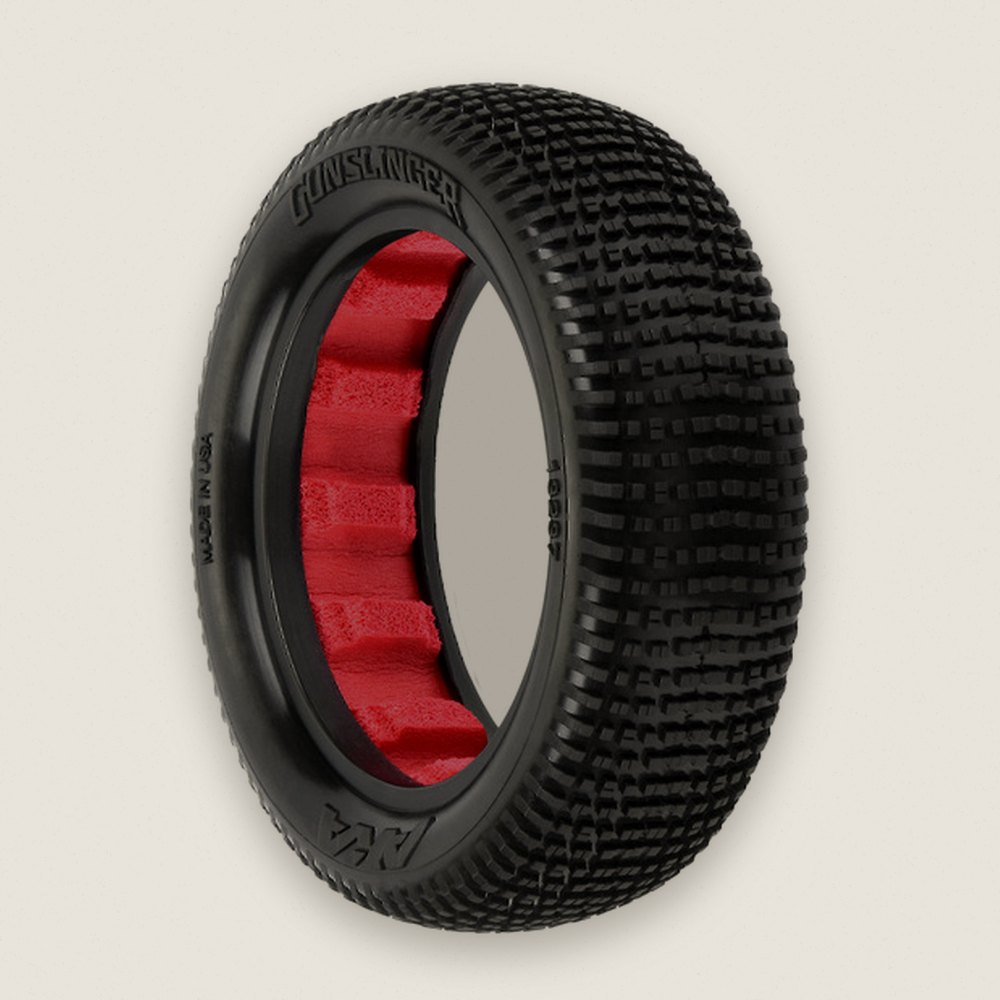 Gunslinger Super Soft 2WD Front Off-Road Buggy Tires, 2.2 (2) - AKA Racing