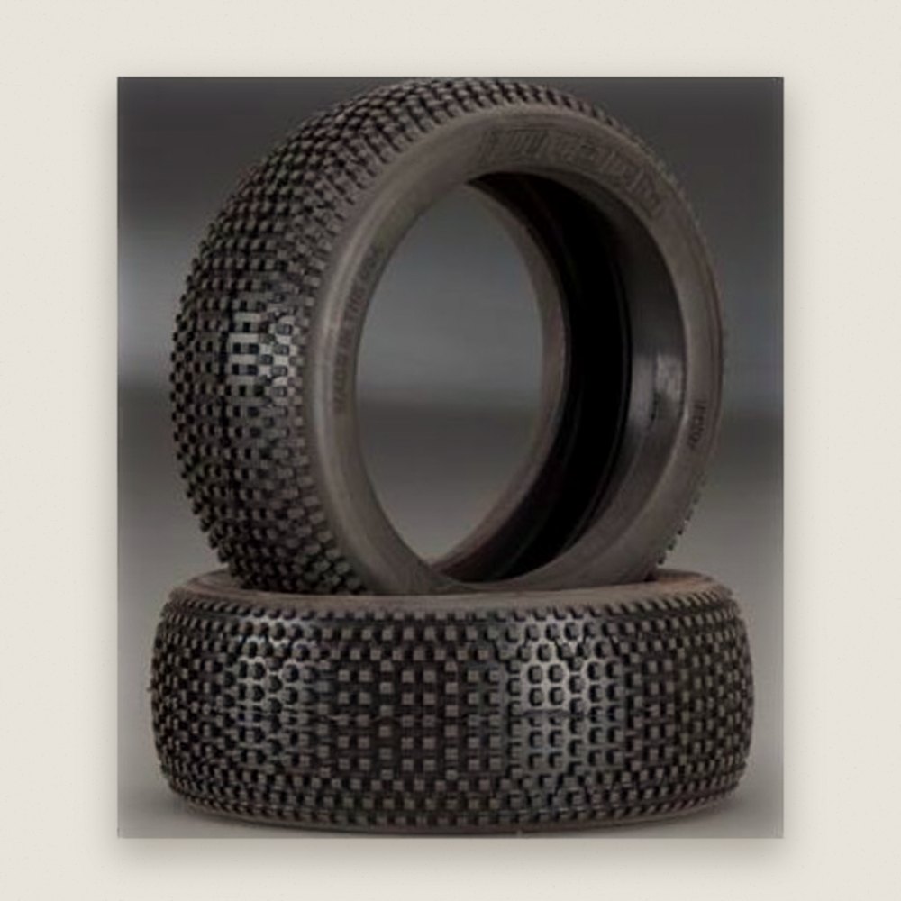Buggy Tires, 1:8 Impact Super Soft with Red Insert - AKA Racing