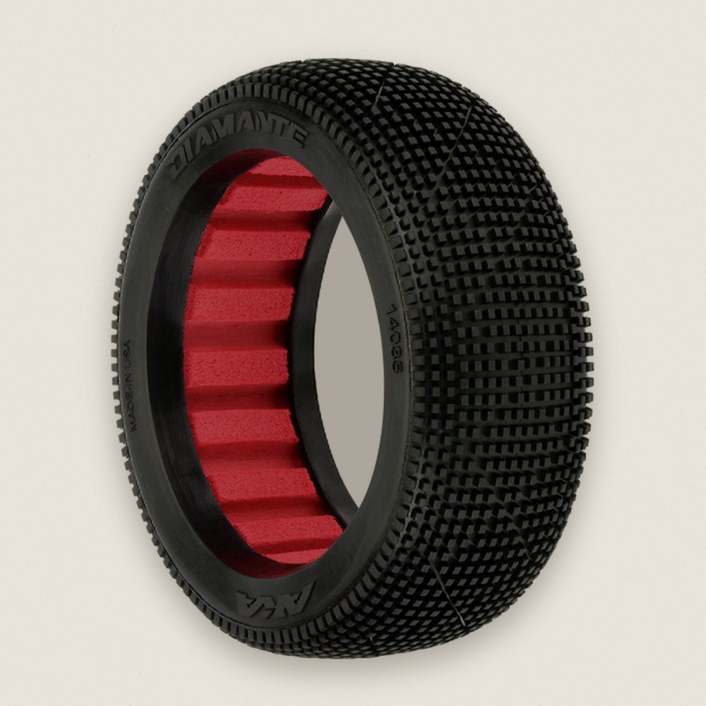 Buggy Tires, 1/8 Diamante Super Soft Front/Rear (2) - AKA Racing