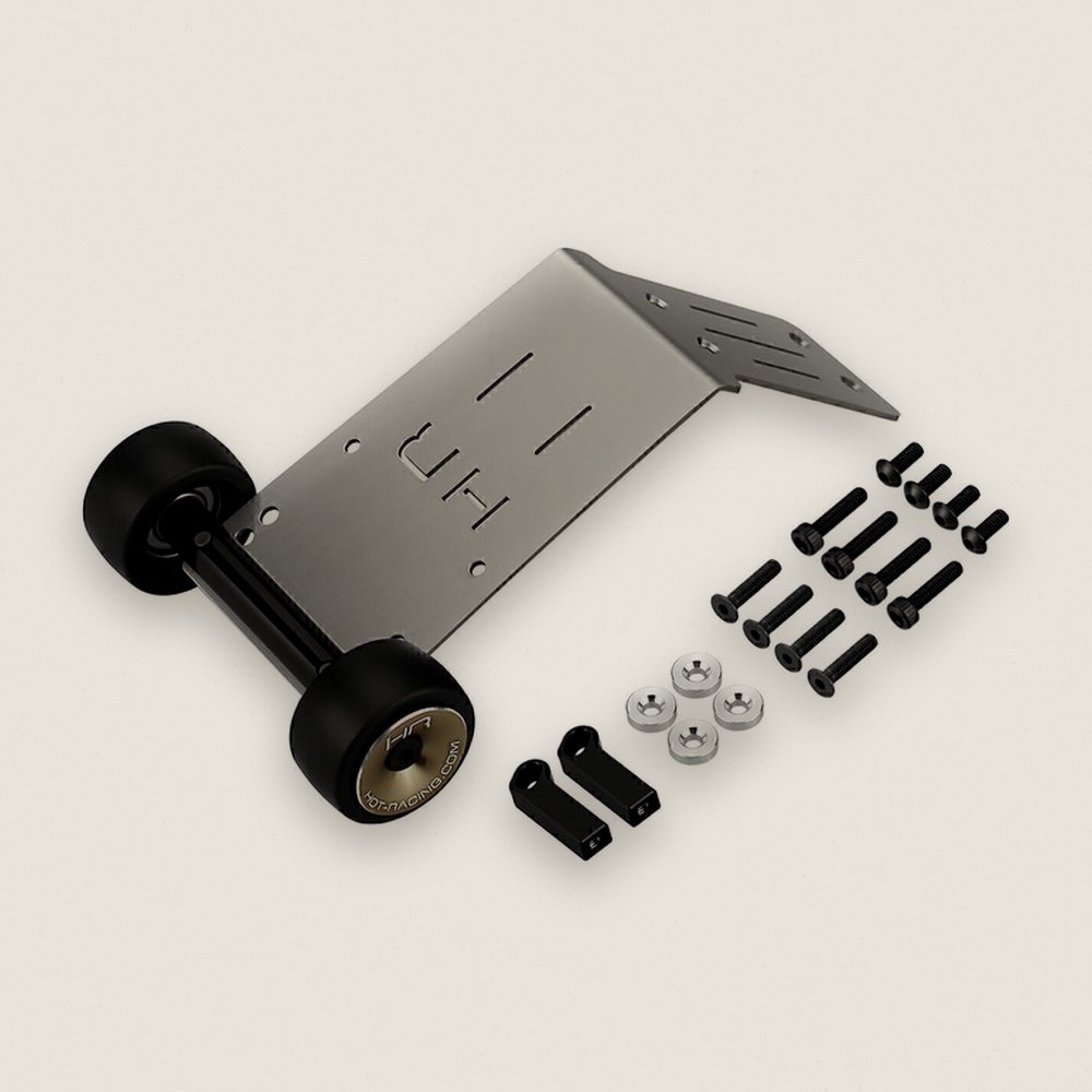 Heavy-Duty Bearing Rear Skid Plate & Wheelie Bar, for Arrma 1:16 Kraton - Hot Racing