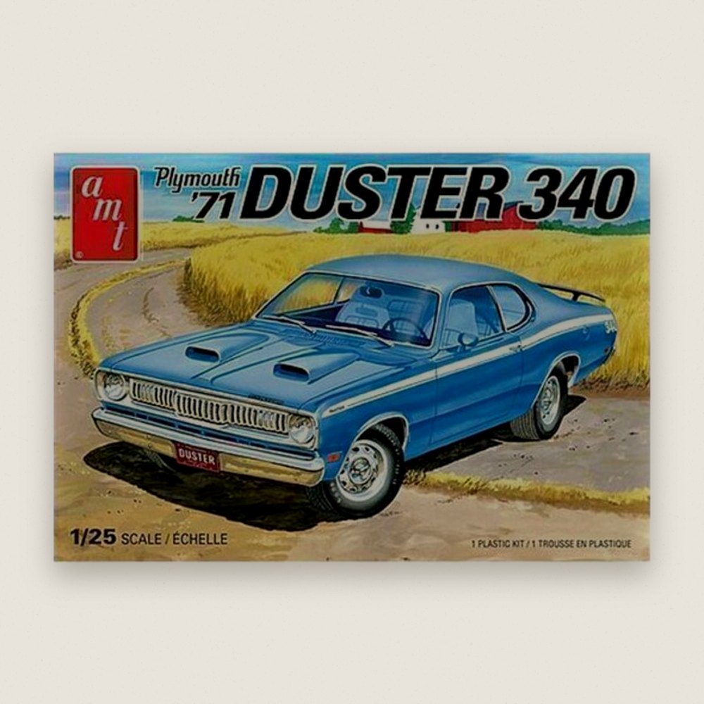 Plastic Model Kit: 1971 Plymouth Duster 340, 1/25 - AMT