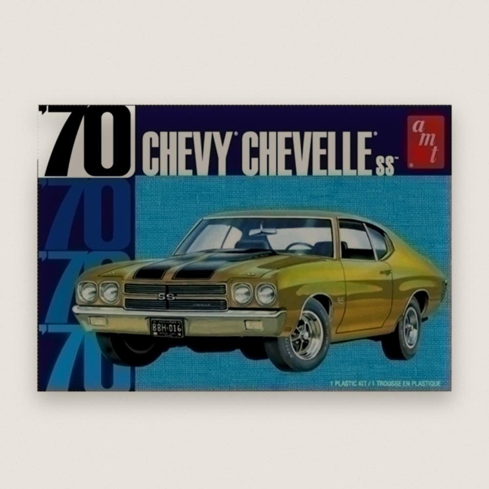 Plastic Model Kit: 1970 Chevy Chevelle 22 2T, 1/25 - AMT