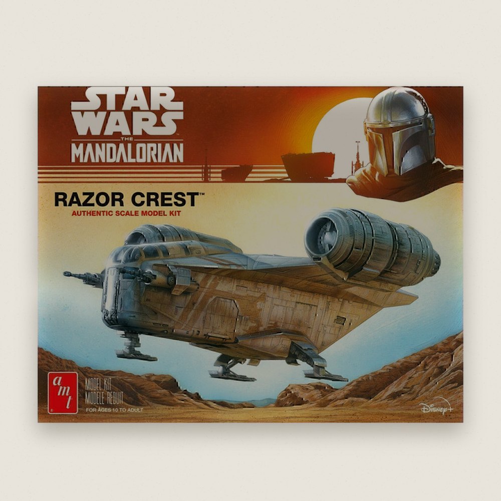 Plastic Model Kit, Star Wars: Mandalorian Razor Crest - AMT