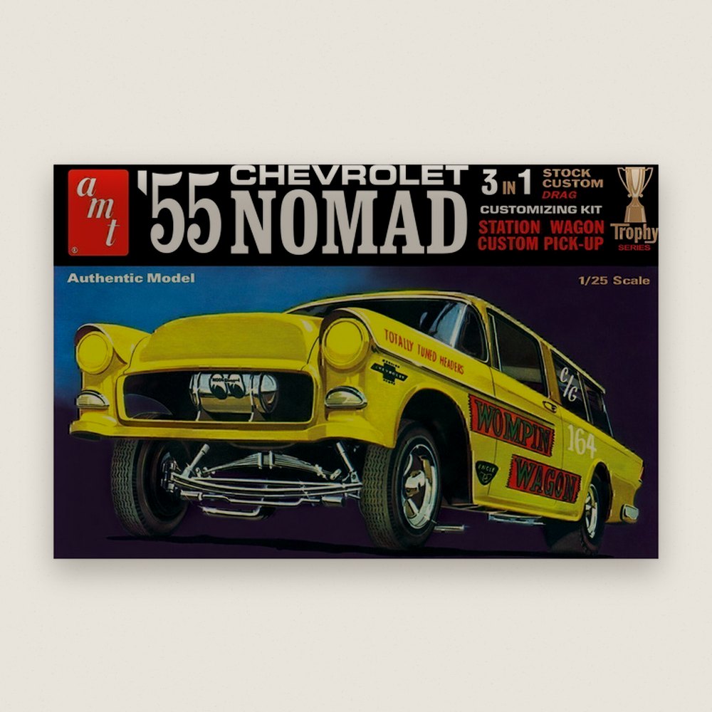 Plastic Model Kit: 1955 Chevy Nomad, 1/25 - AMT
