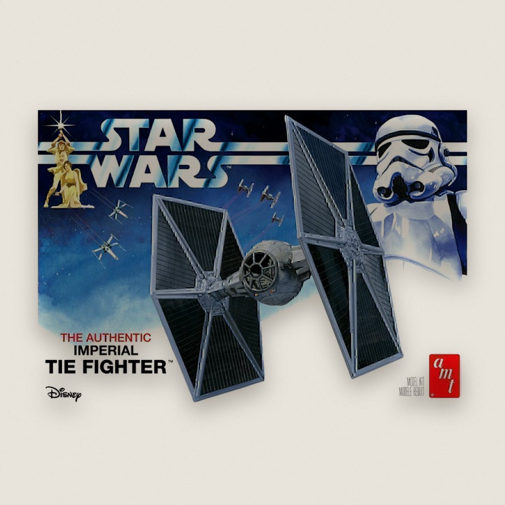 Plastic Model Kit, Star Wars: A New Hope TIE Fighter, 1/48 - AMT