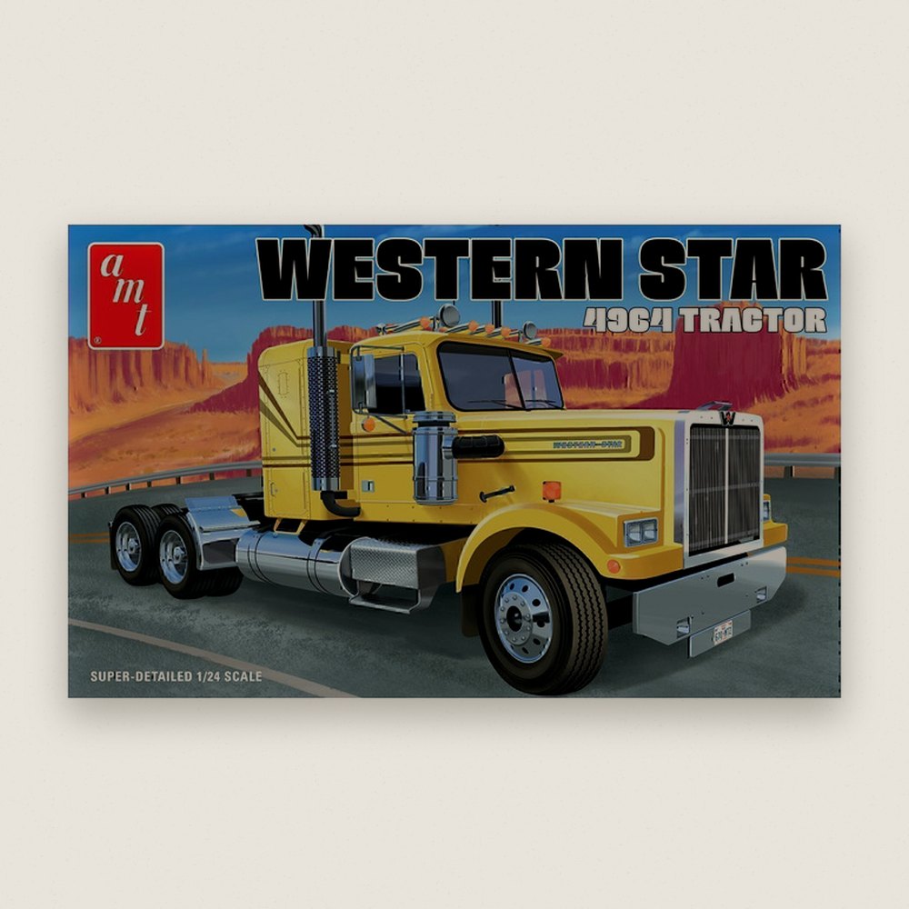 Plastic Model Kit: Western Star 4964 Tractor, 1/24 - AMT