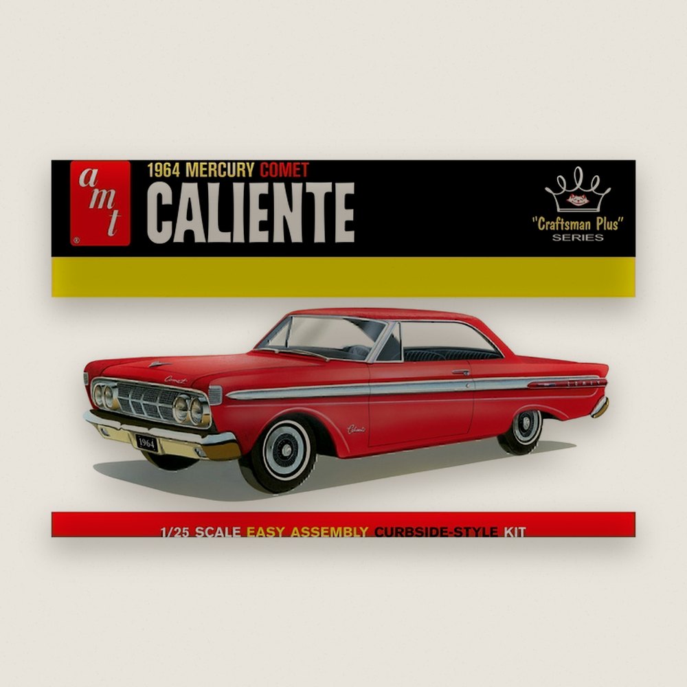 Plastic Model Kit: 1964 Mercury Comet CrafTSMan Plus Series, 1/25 - AMT