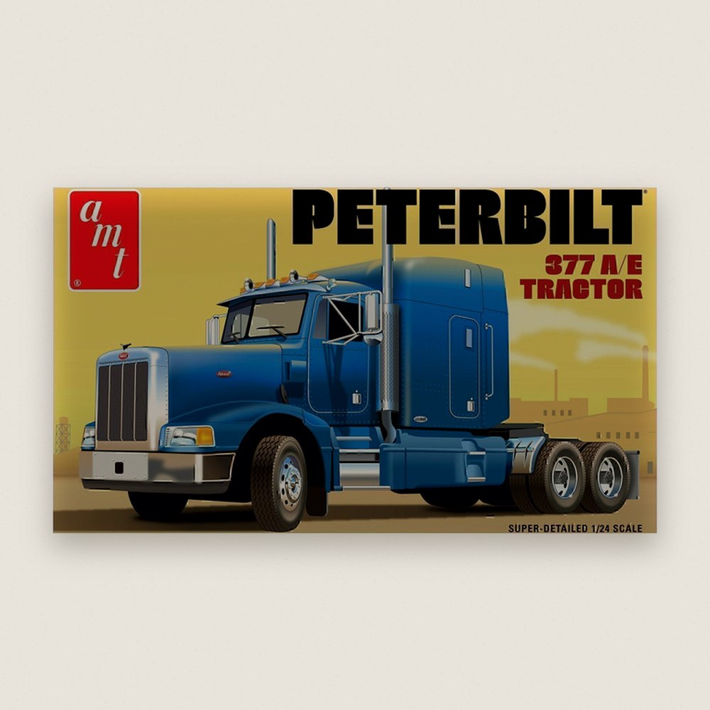 Plastic Model Kit: Classic Peterbilt 377 A/E Tractor, 1/24 - AMT