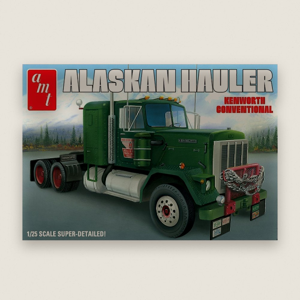 Plastic Model Kit: Alaskan Hauler Kenworth Tractor, 1/25 - AMT