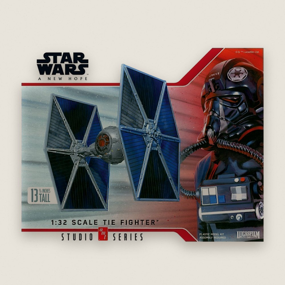 Plastic Model Kit, Star Wars: A New Hope TIE Fighter, 1:32 - AMT