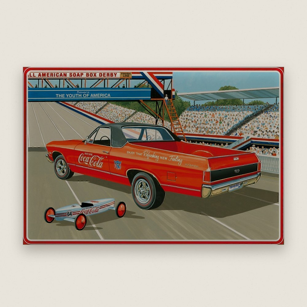 Plastic Model Kit: 1968 Chevy El Camino SS Coca-Cola, 1/25 - AMT
