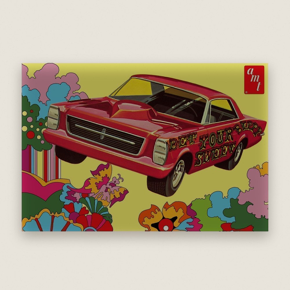 Plastic Model Kit, 1966 Ford Galaxie Sweet Bippy, 1/25 Scale - AMT