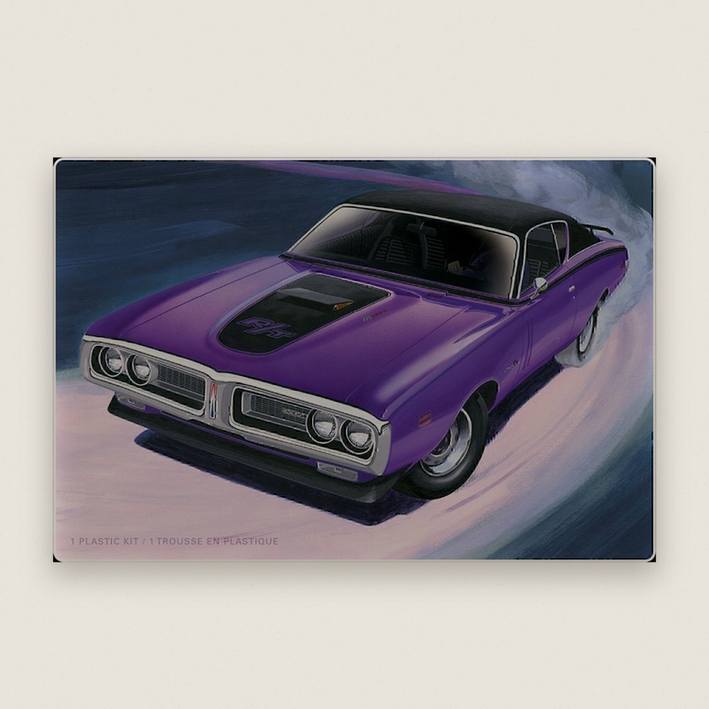 Plastic Model Kit, 1971 Dodge Hemi Charger R/T, 1/25 Scale - AMT