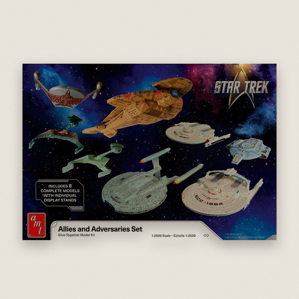 Star Trek Adversaries & Allies Ship Set - AMT