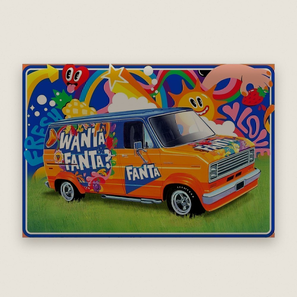 1977 Ford Custom Van Fanta - AMT