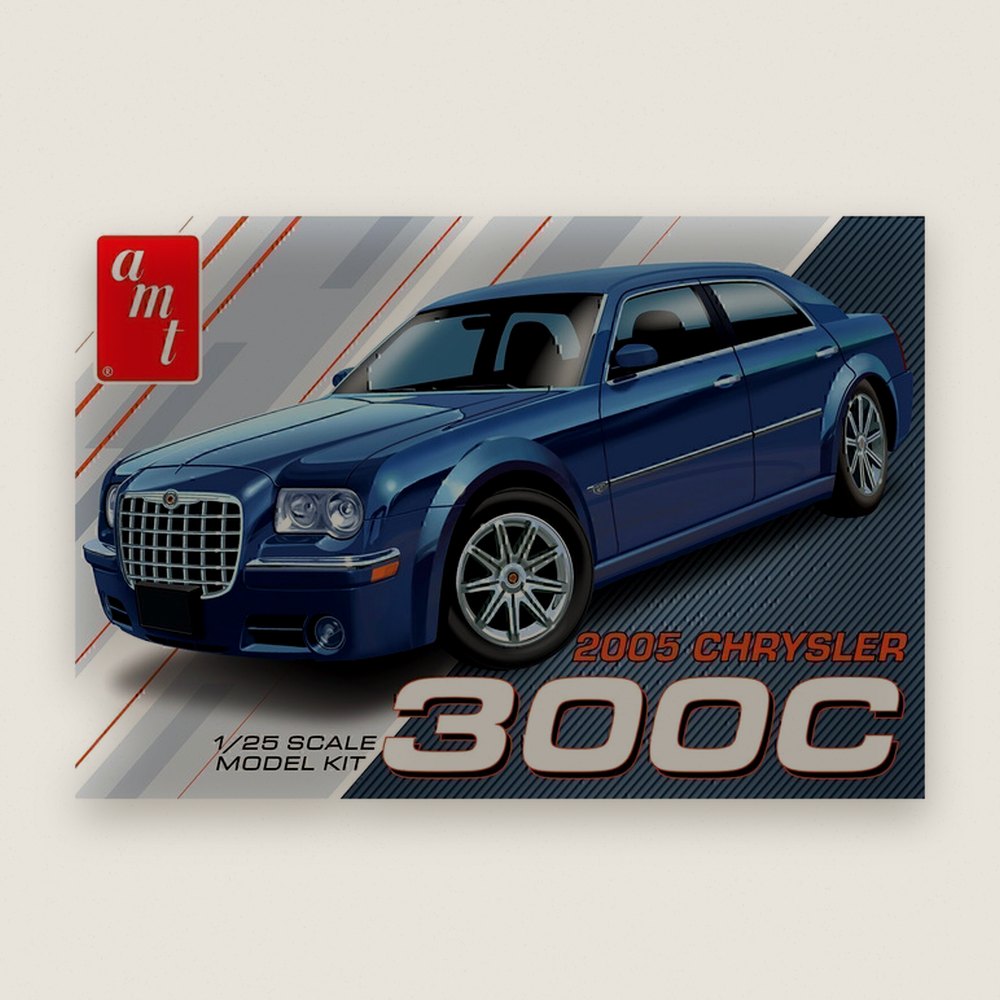 Plastic Model Kit, 2005 Chrysler 300C, 1/25 Scale - AMT