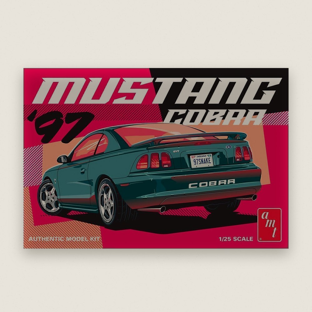 Plastic Model Kit, 1997 Ford Mustang Cobra - AMT
