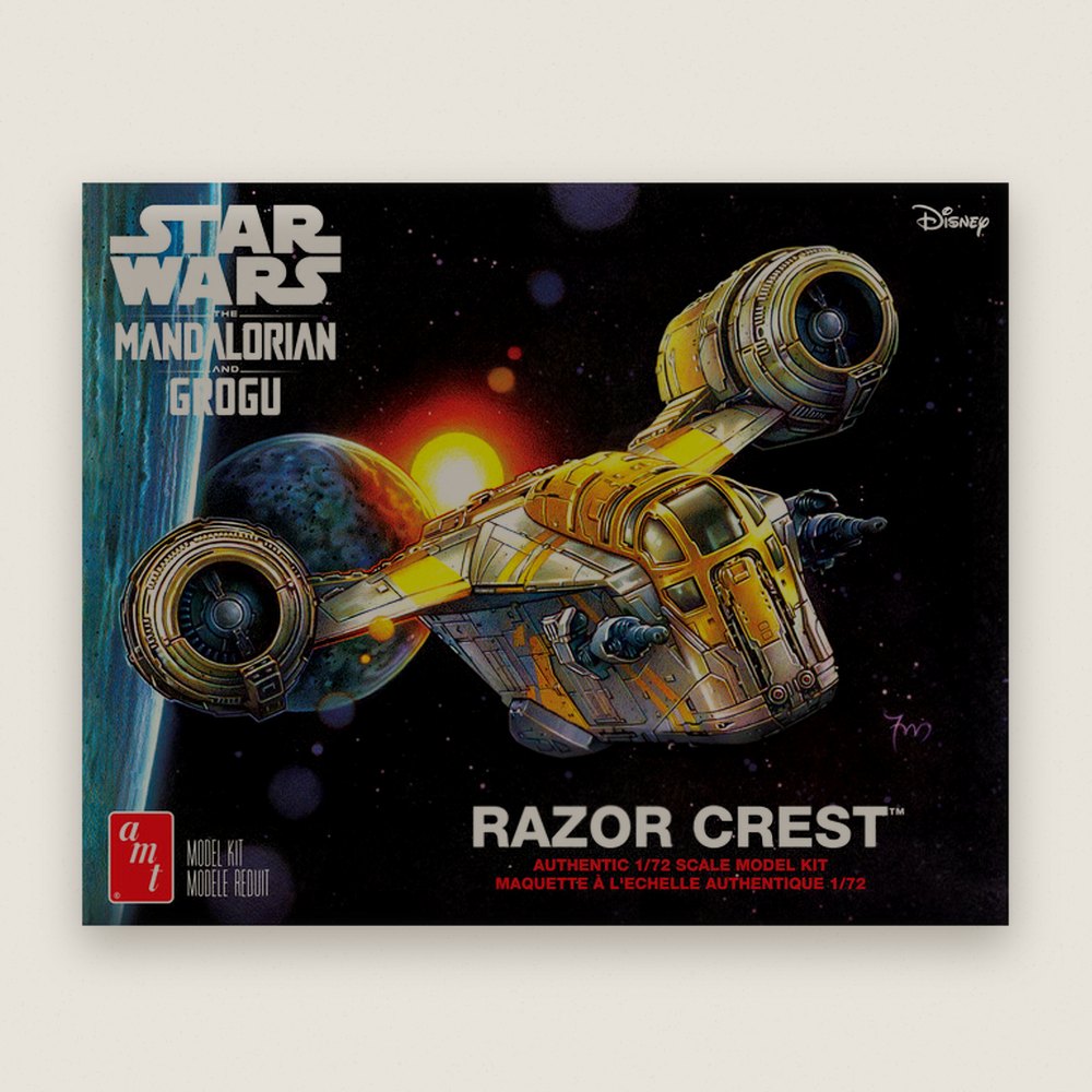 Plastic Model Kit, Star Wars: The Mandalorian & Grogu Razor Crest - AMT