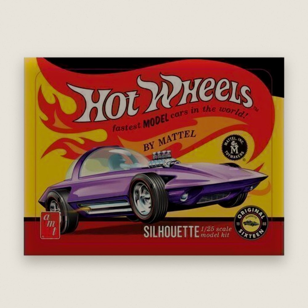 Silhouette Collector Tin, Hot Wheels - AMT
