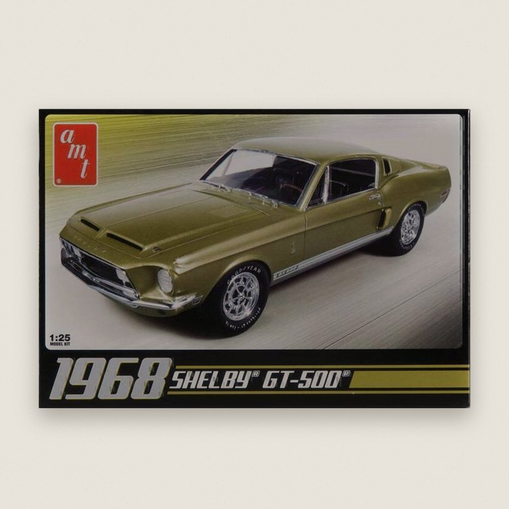 Plastic Model Kit, 1968 Shelby GT500, 1/25 Scale - AMT