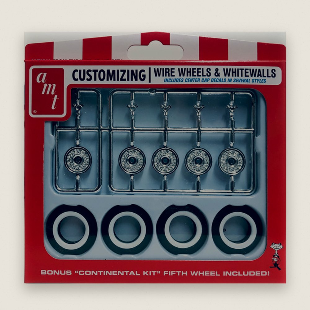 Parts Pack, KH Wire Wheels & Tires - AMT