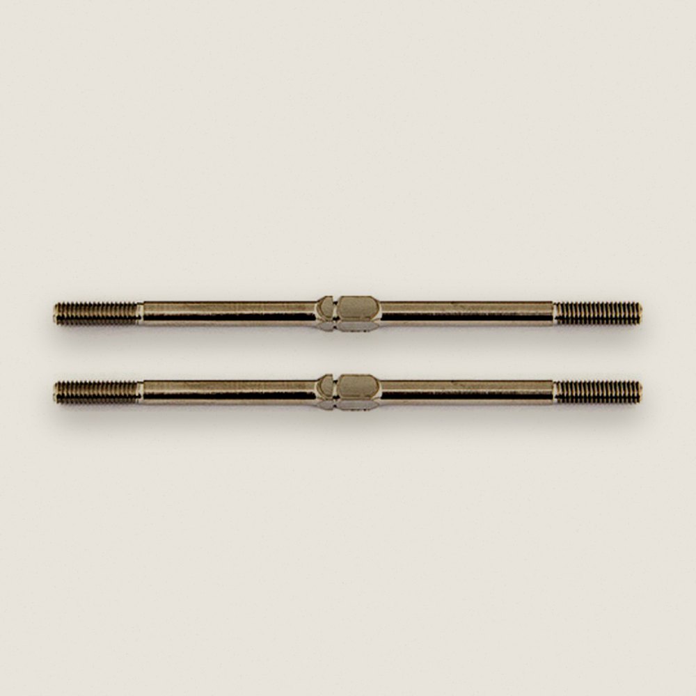 Titanium Turnbuckle, Silver, 67mm/2.65 in, Factory Team - Associated
